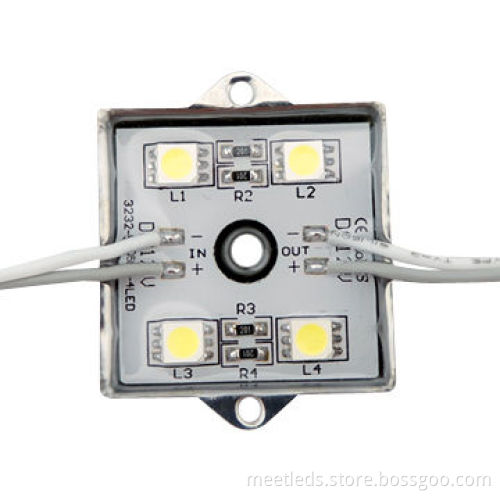 Waterproof LED Module, 36 x 36 Four Tri-chip SMD5050 Waterproof Module